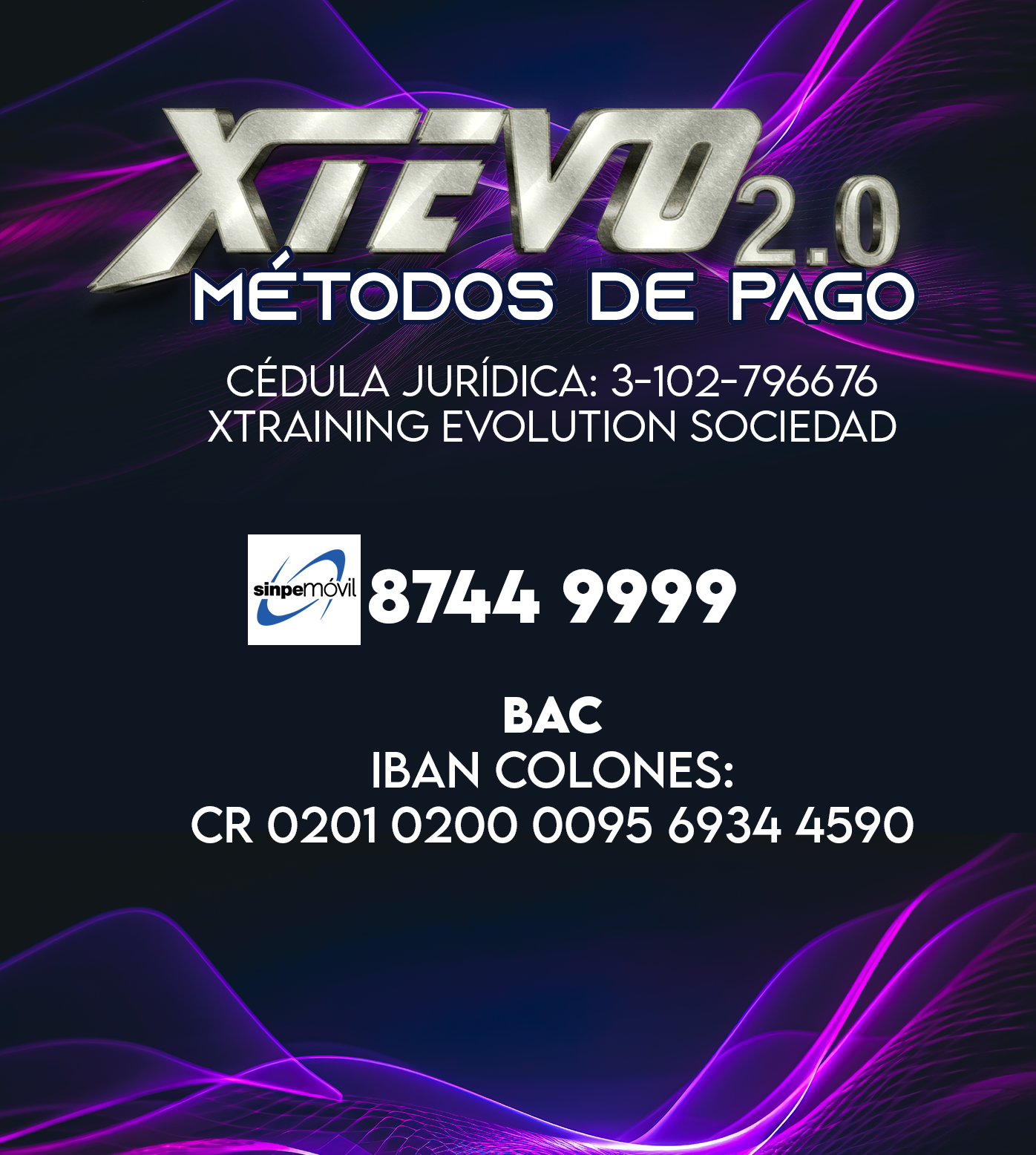 Métodos de Pago XTEVO 2.0